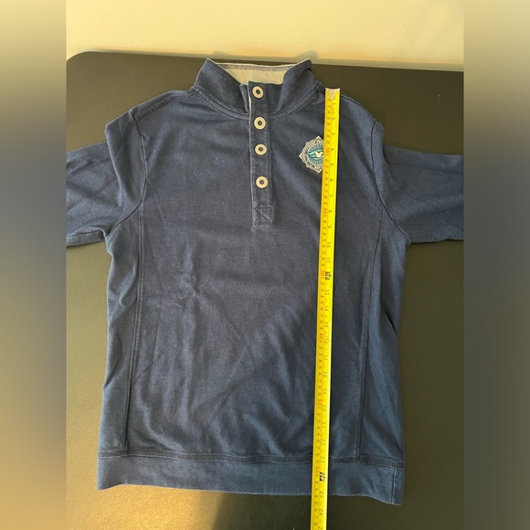 Disney Cruise Line Men's Snap Polo Shirt Blue Long Sleeve Size M Medium 2019 LN - Picture 8 of 8